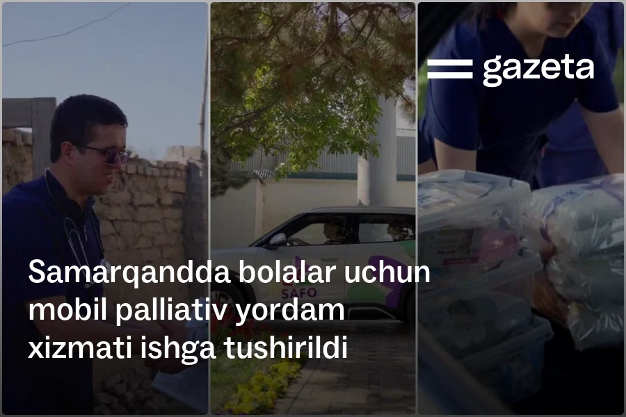 Mobile palliative care service for children launched in Samarkand