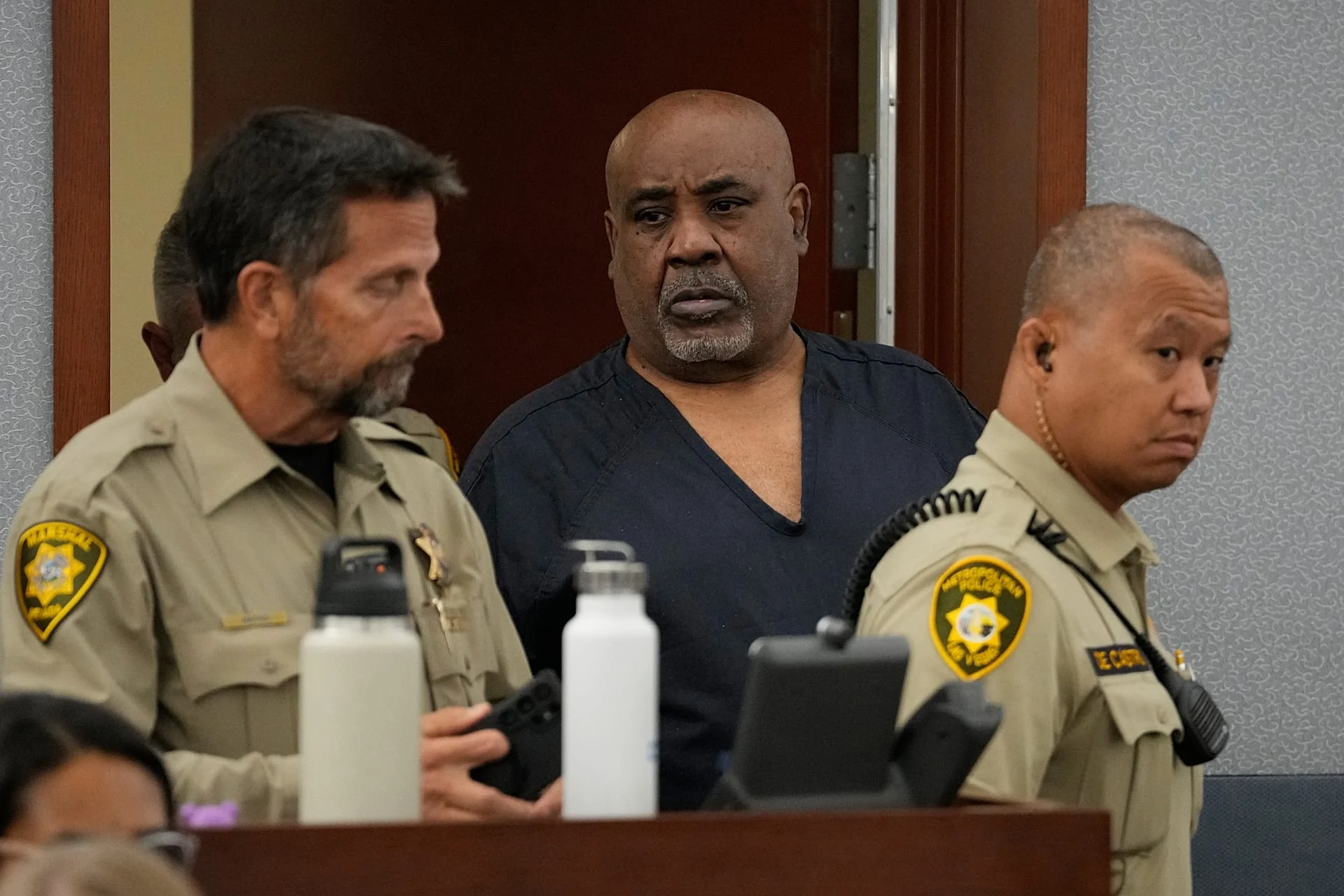 Duane Davis arrives for a sentencing hearing in Las Vegas, 13 October, 2026
